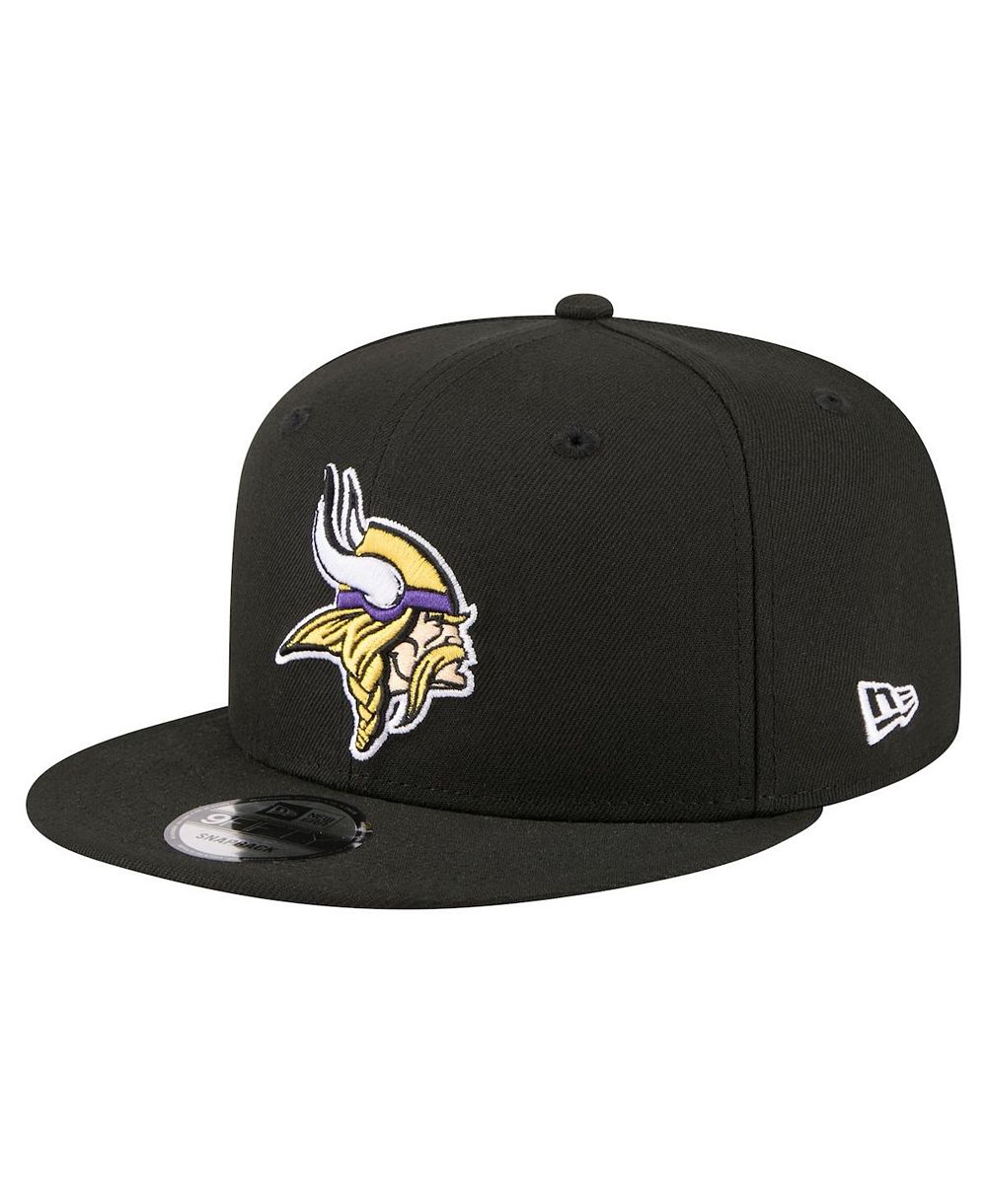 Мужская кепка New Era Black Minnesota Vikings 9FIFTY Snapback