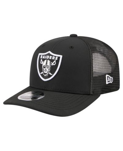 New Era Men's Black Las Vegas Raiders 9SEVENTY Trucker Adjustable Hat
