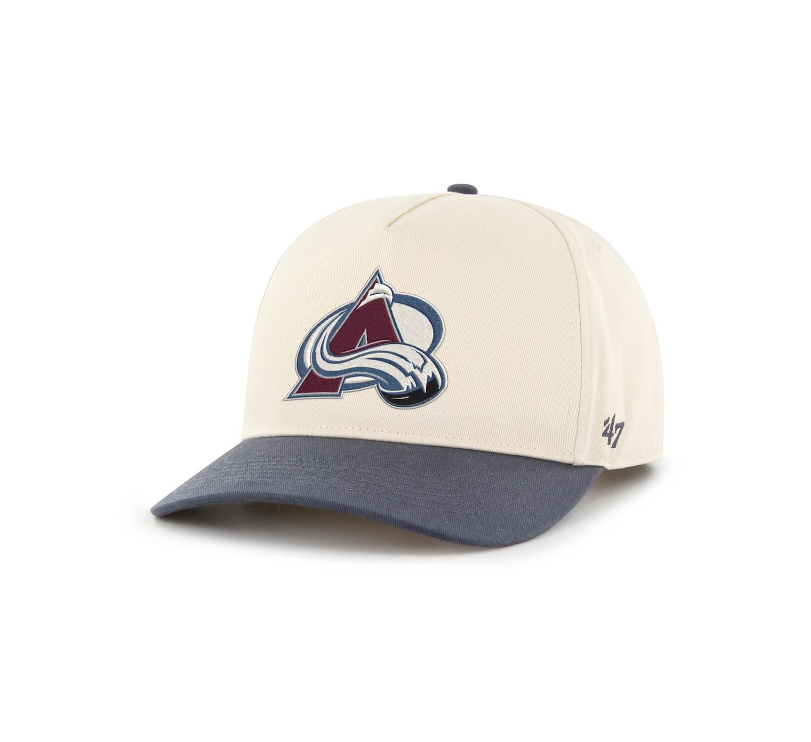 '47 Brand Мужская кепка Colorado Avalanche Logo 2-Tone Hitch Adjustable Cream/Navy