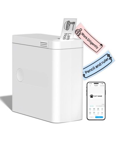 SWIFINT мини принтер этикеток Bluetooth, портативный беспроводной термопринтер, совместимый с iOS Android