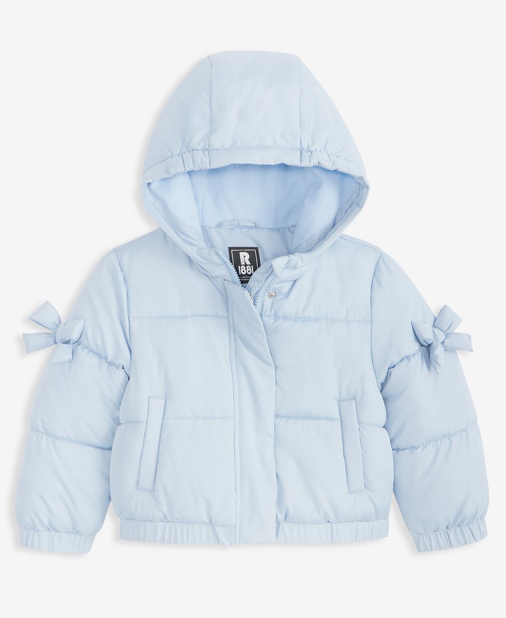 Детская куртка S Rothschild & CO Little Girls' 2T-6X Bow-Sleeve Hooded Bomber