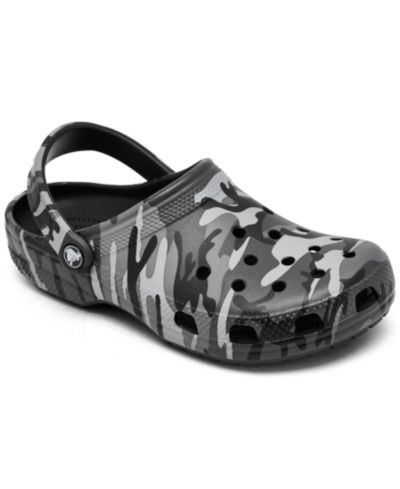 Crocs Big Kids' Camo Classic Clogs from Finish Line
