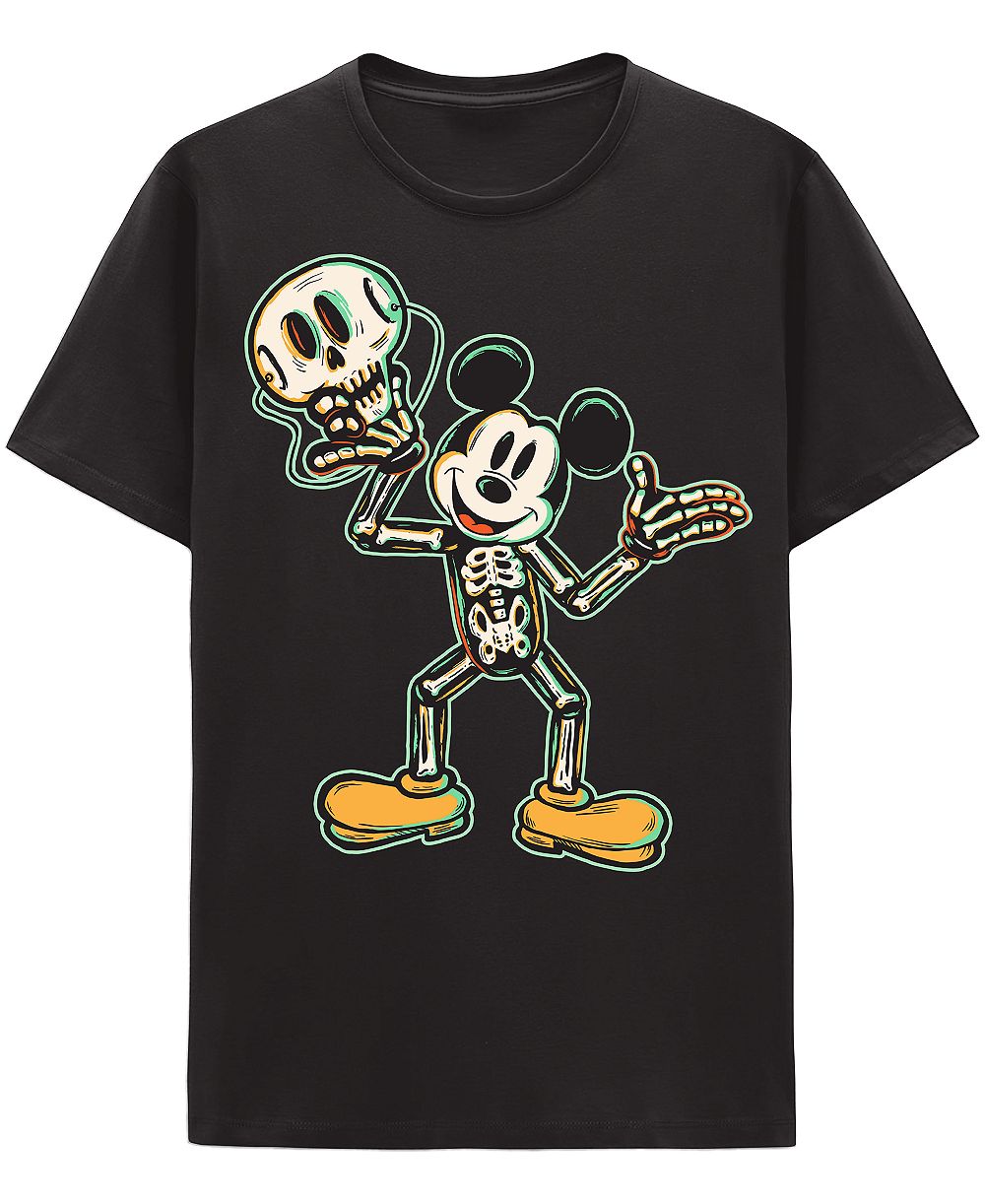 Hybrid Apparel Men's Mickey Mouse Halloween Graphic T-Shirt