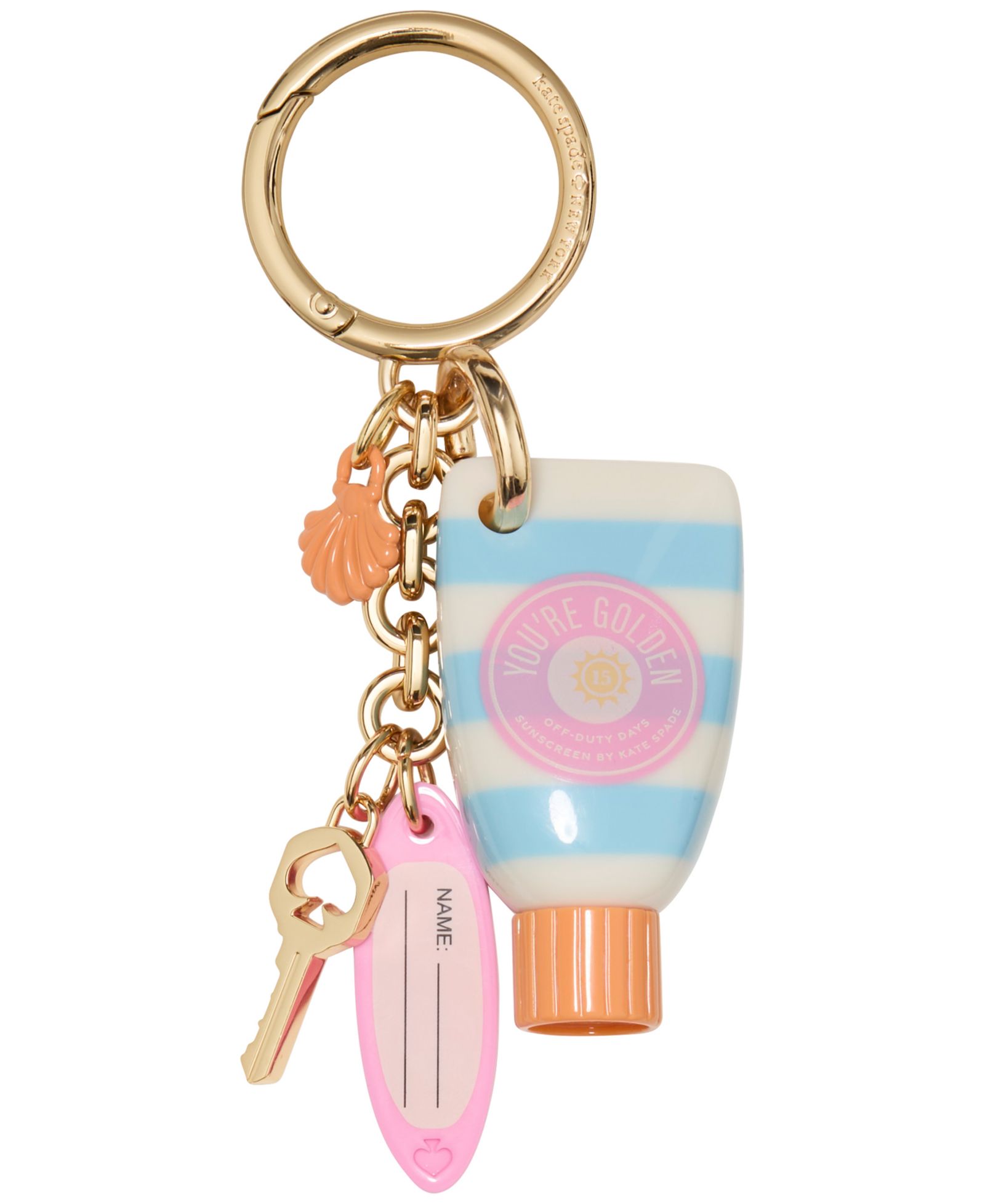 Брелок kate spade new york Sunscreen Bag Charm