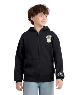 Levi's Boys' 8-20 Winter Smiley Graphic Full-Zip Hoodie
