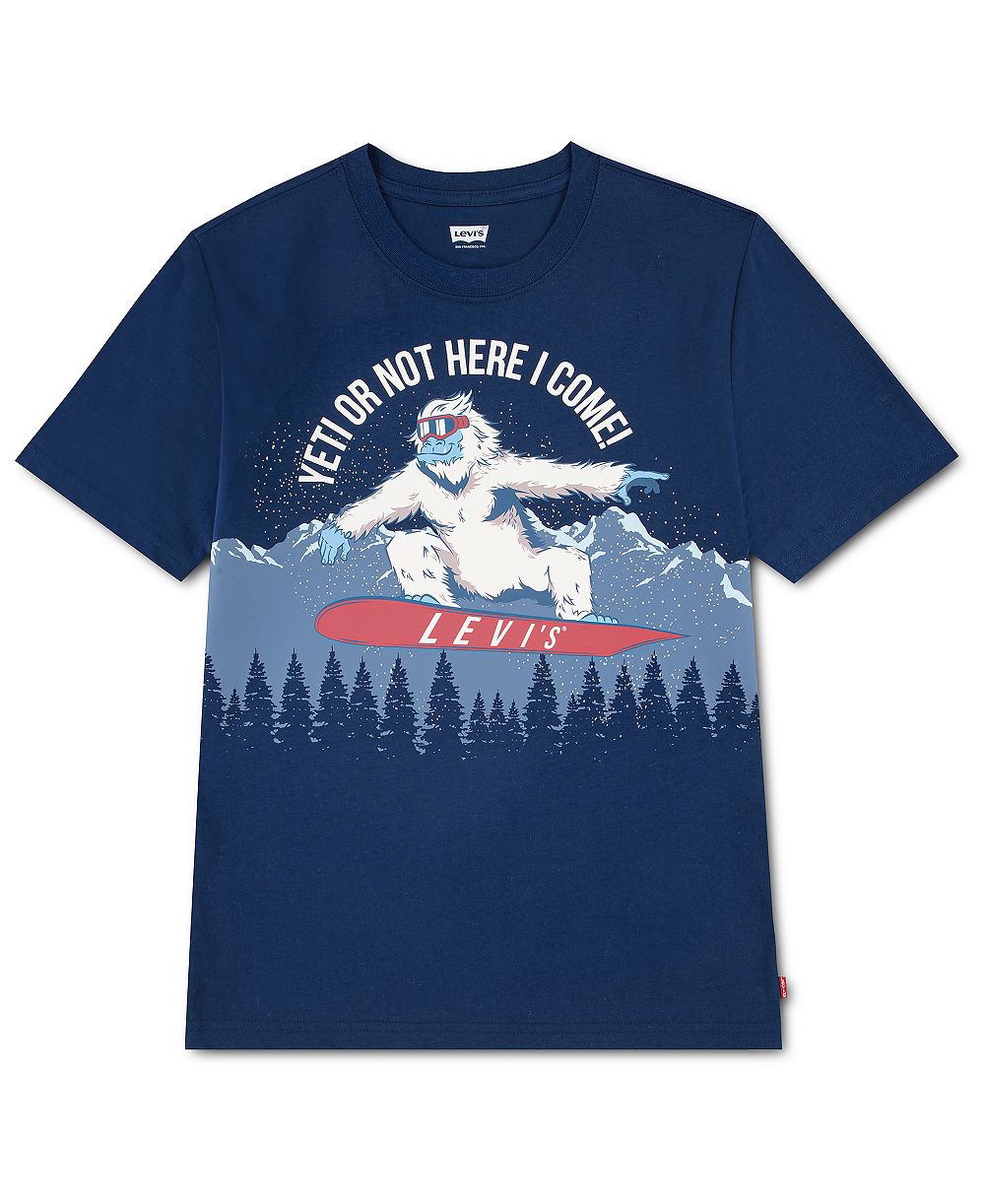 Levi's Boys' 4-7 Shredding Yeti Graphic T-Shirt