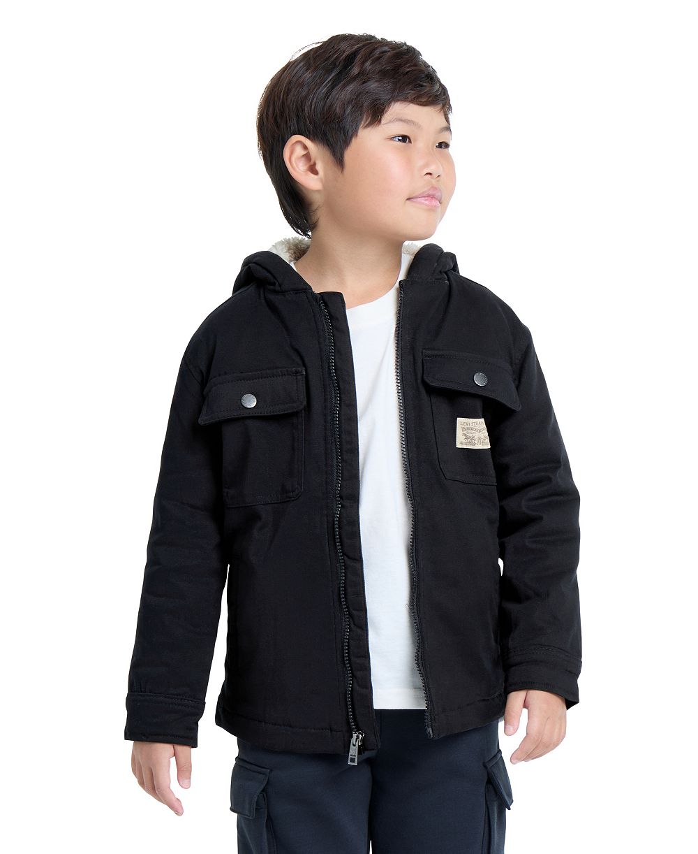 Levi's Boys' 4-7 Sherpa-Lined Hooded Jacket