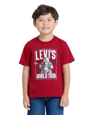 Levi's Boys' 4-7 Polar Bear Tour Graphic-Print T-Shirt