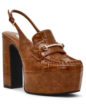 Женские лоферы Steve Madden Women's Quinn High Platform Slingback