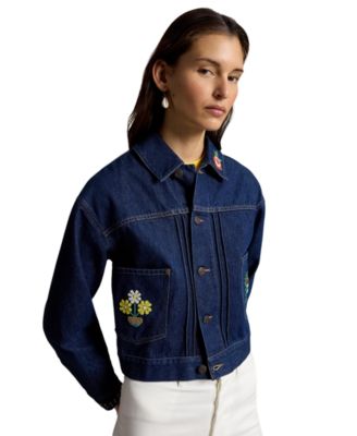 Polo Ralph Lauren Женская джинсовая куртка Trucker с бисером