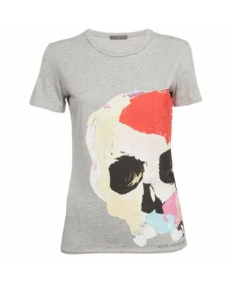 Женская футболка Alexander Mcqueen Graphic Jersey Print, б/у