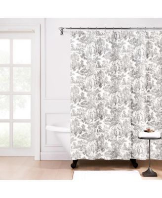 Ellis Curtain Victoria Park Toile Precise Patterned High Quality Water Proof Bathroom Shower Curtain