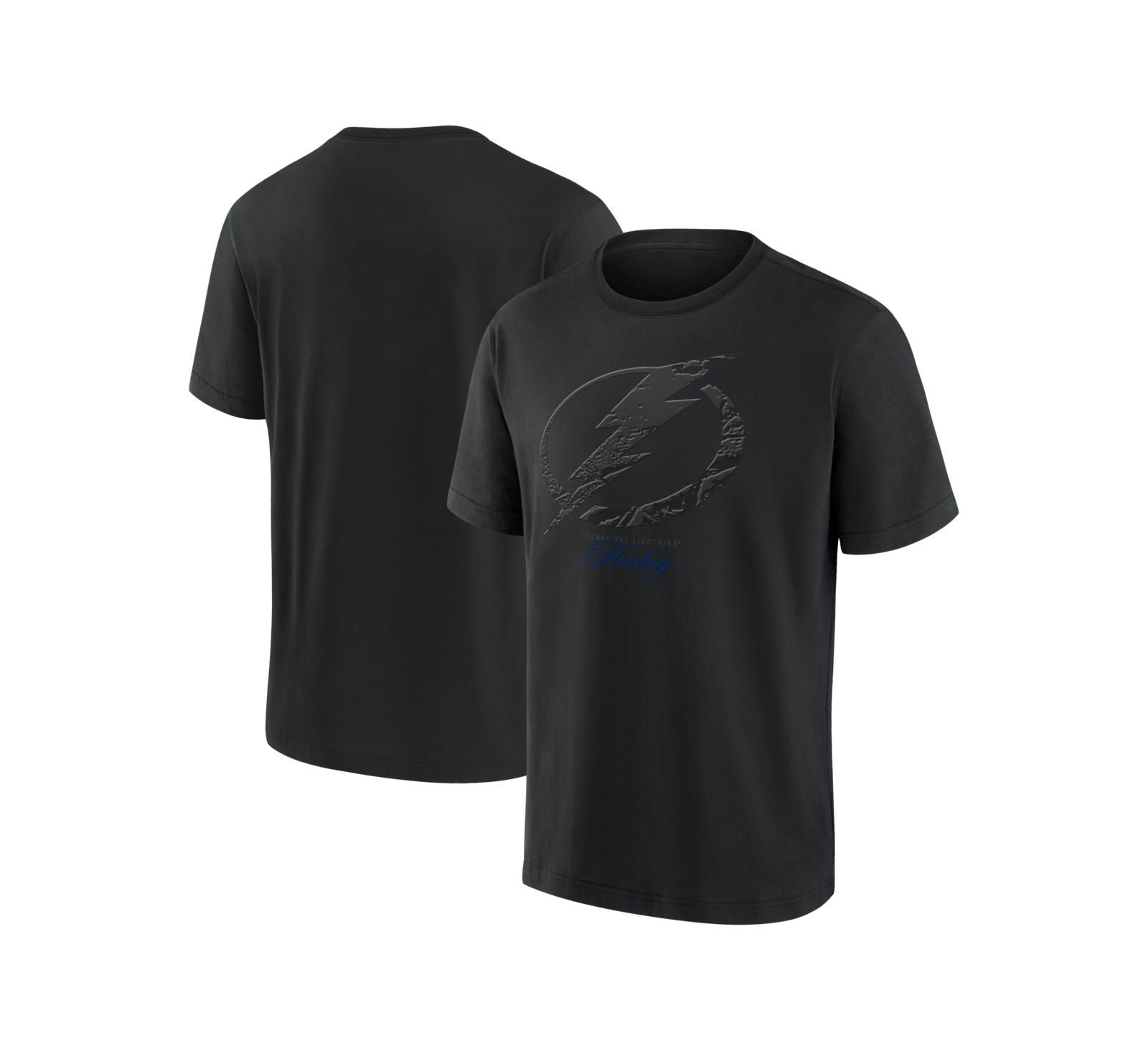 Fanatics Men’s Tampa Bay Lightning Blackout Heavyweight T-Shirt