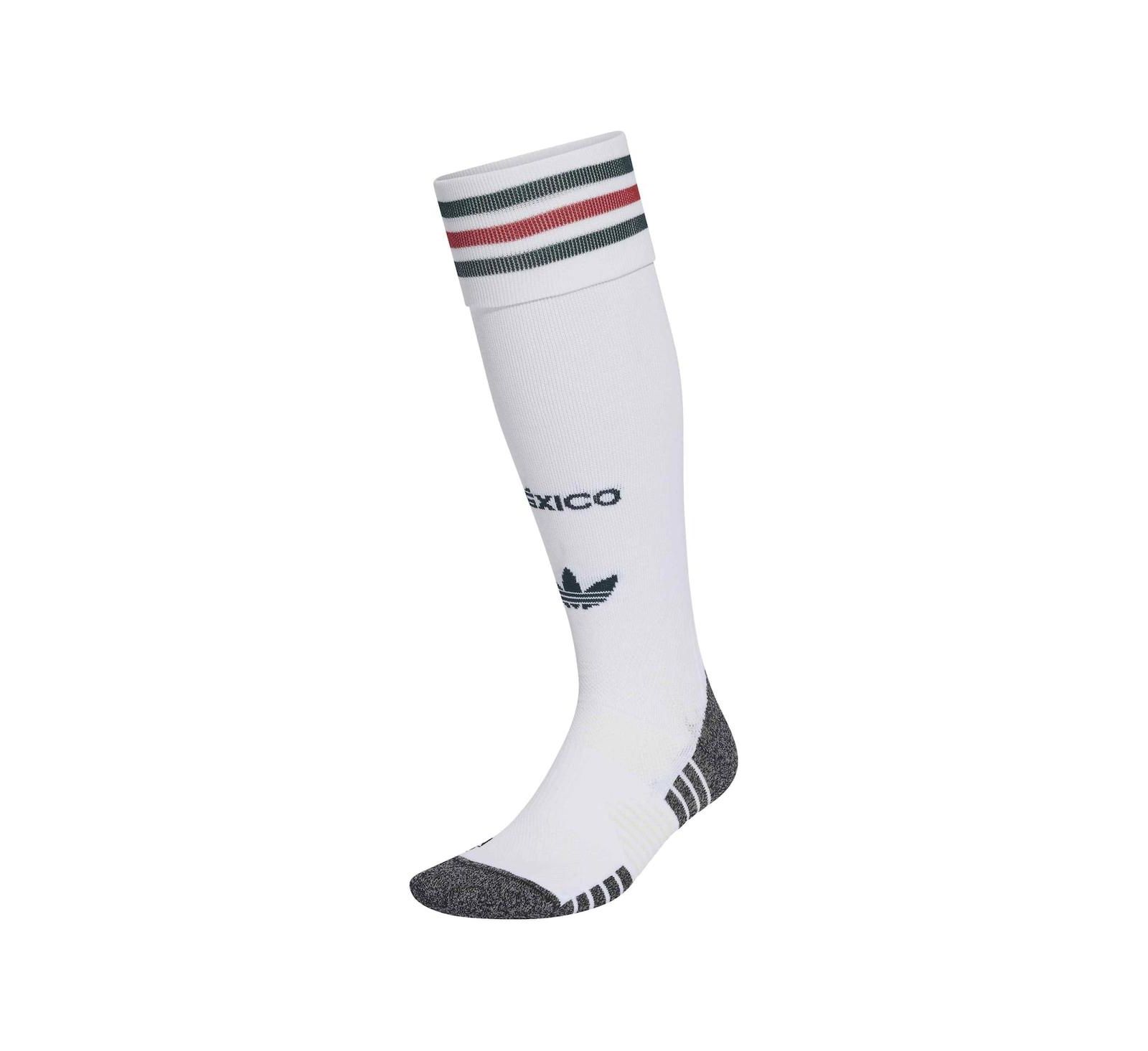 Adidas Men's and Women's White Mexico National Team Away Knee-High Trefoil Socks