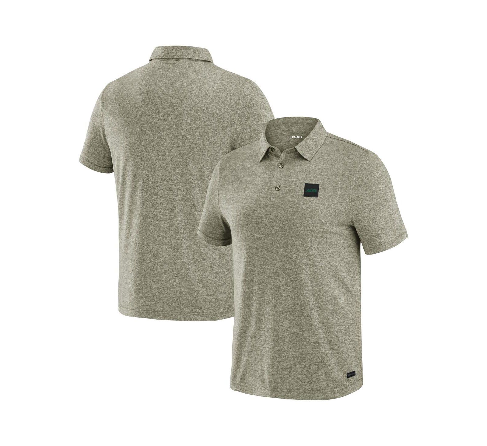J. Palmer Men's Green New York Jets Four Down Polo Shirt