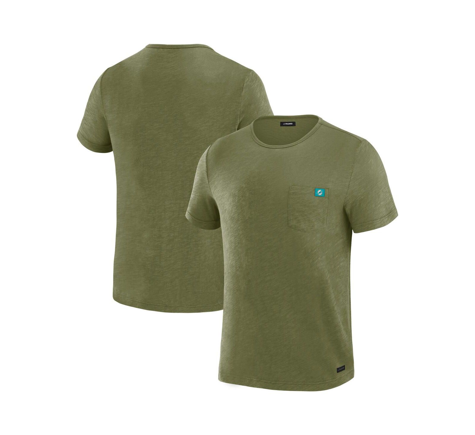J. Palmer Men's Green Miami Dolphins In-The-Pocket T-Shirt