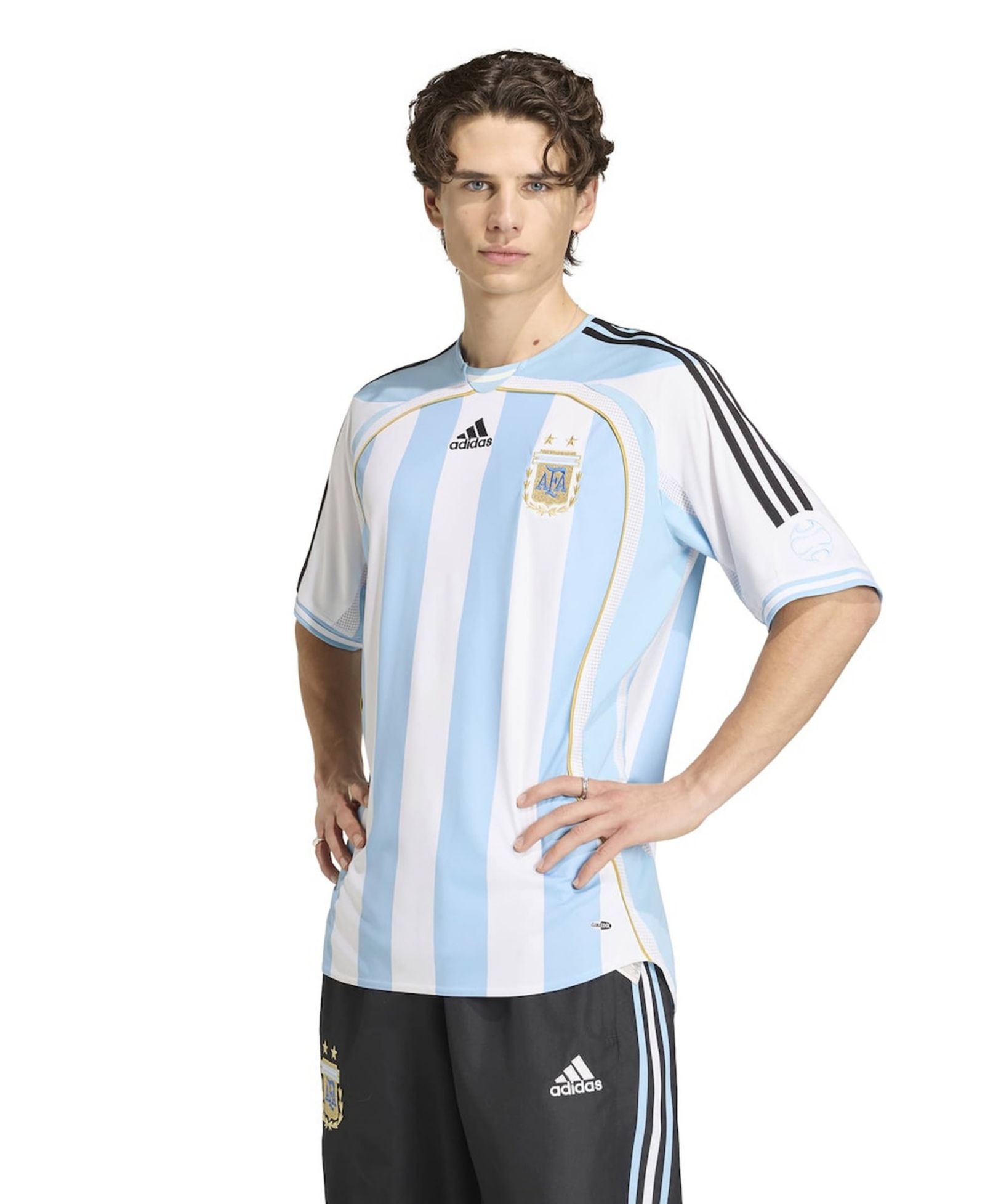 Adidas Men's White Argentina National Team 2006 Bringback Home Jersey