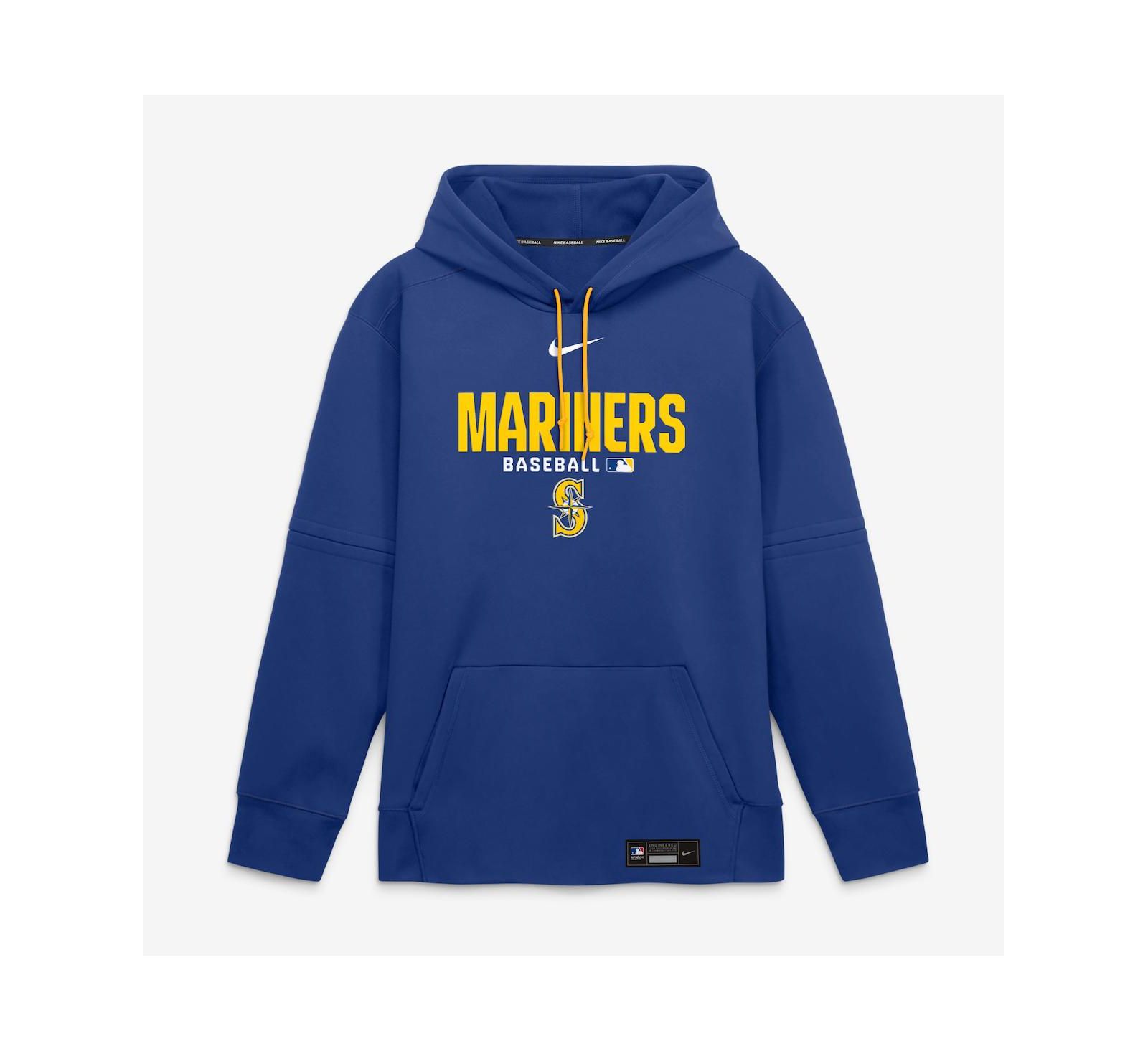 Мужское худи Nike Royal Seattle Mariners Authentic Collection Therma-FIT