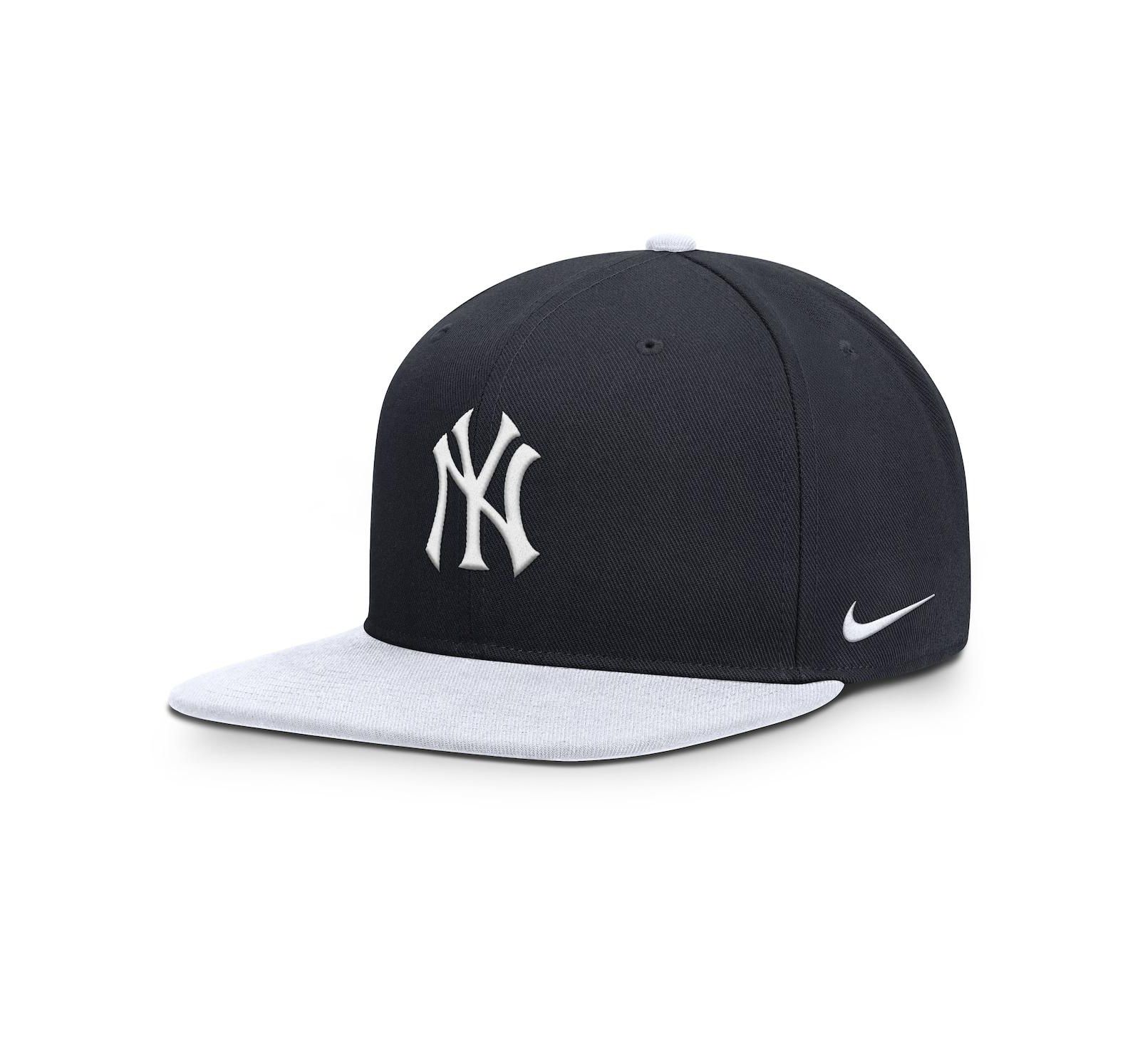 Мужская кепка Nike Navy/White New York Yankees Primetime Pro Dri-FIT Snapback Hat