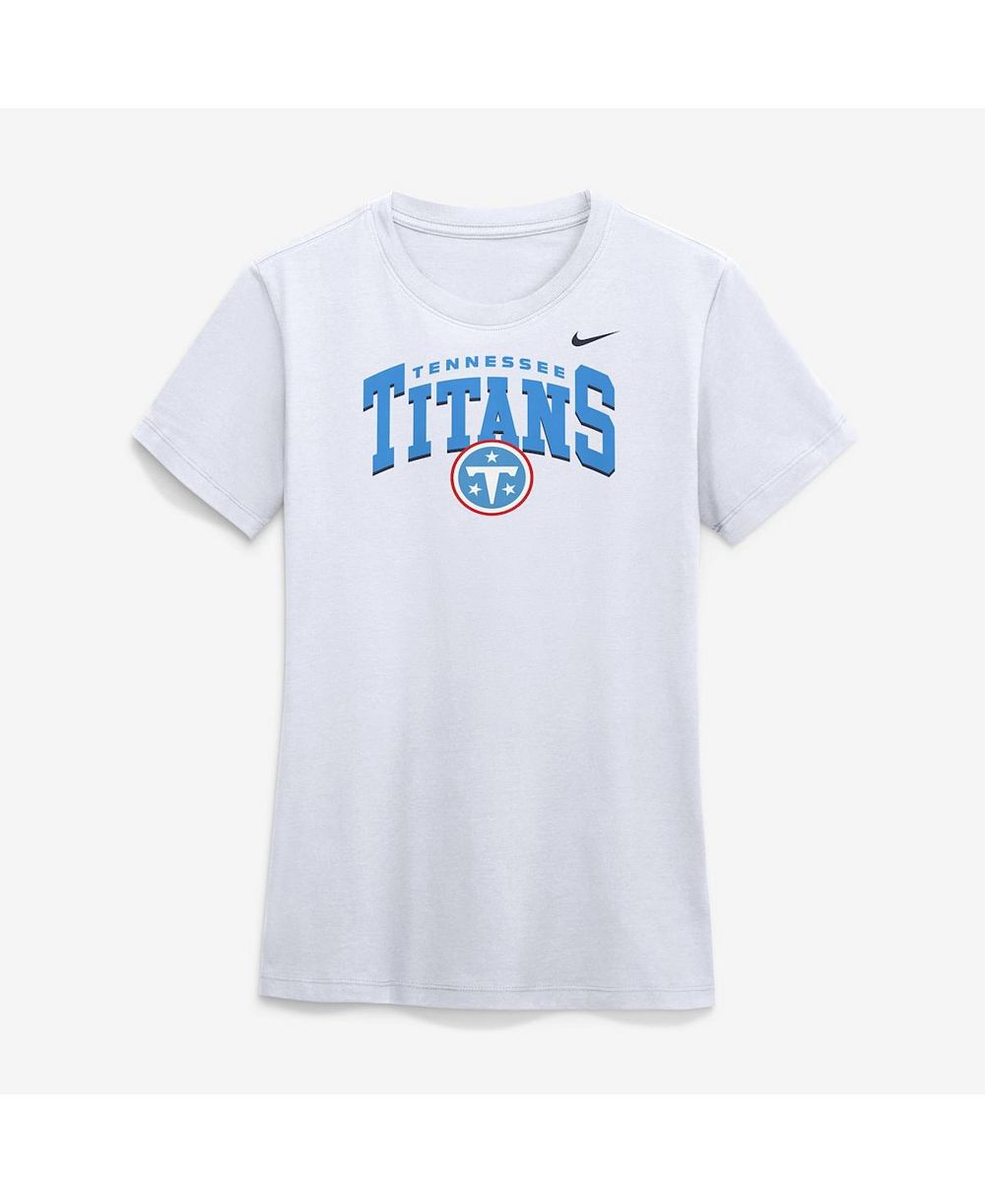 Женская футболка Nike White Tennessee Titans Arch