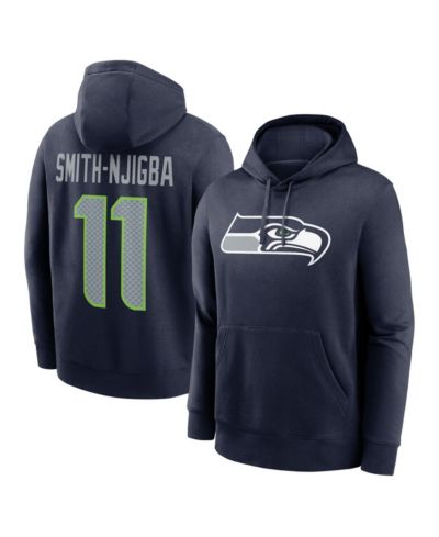 Nike Мужское худи Seattle Seahawks Jaxon Smith-Njigba, темно-синее