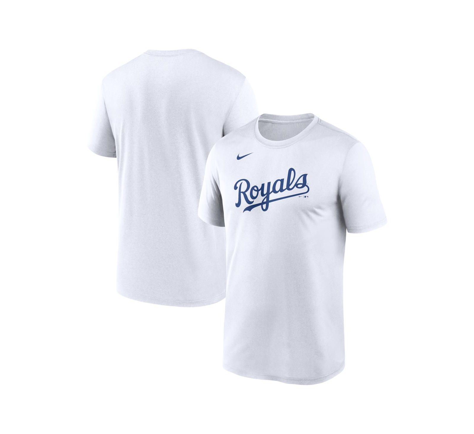 Мужская белая футболка Nike Kansas City Royals New Legend Wordmark Dri-FIT