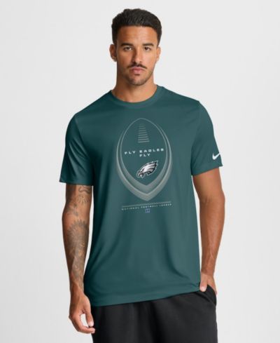 Мужская футболка Nike Philadelphia Eagles Legend Icon Dri-FIT темно-зеленая