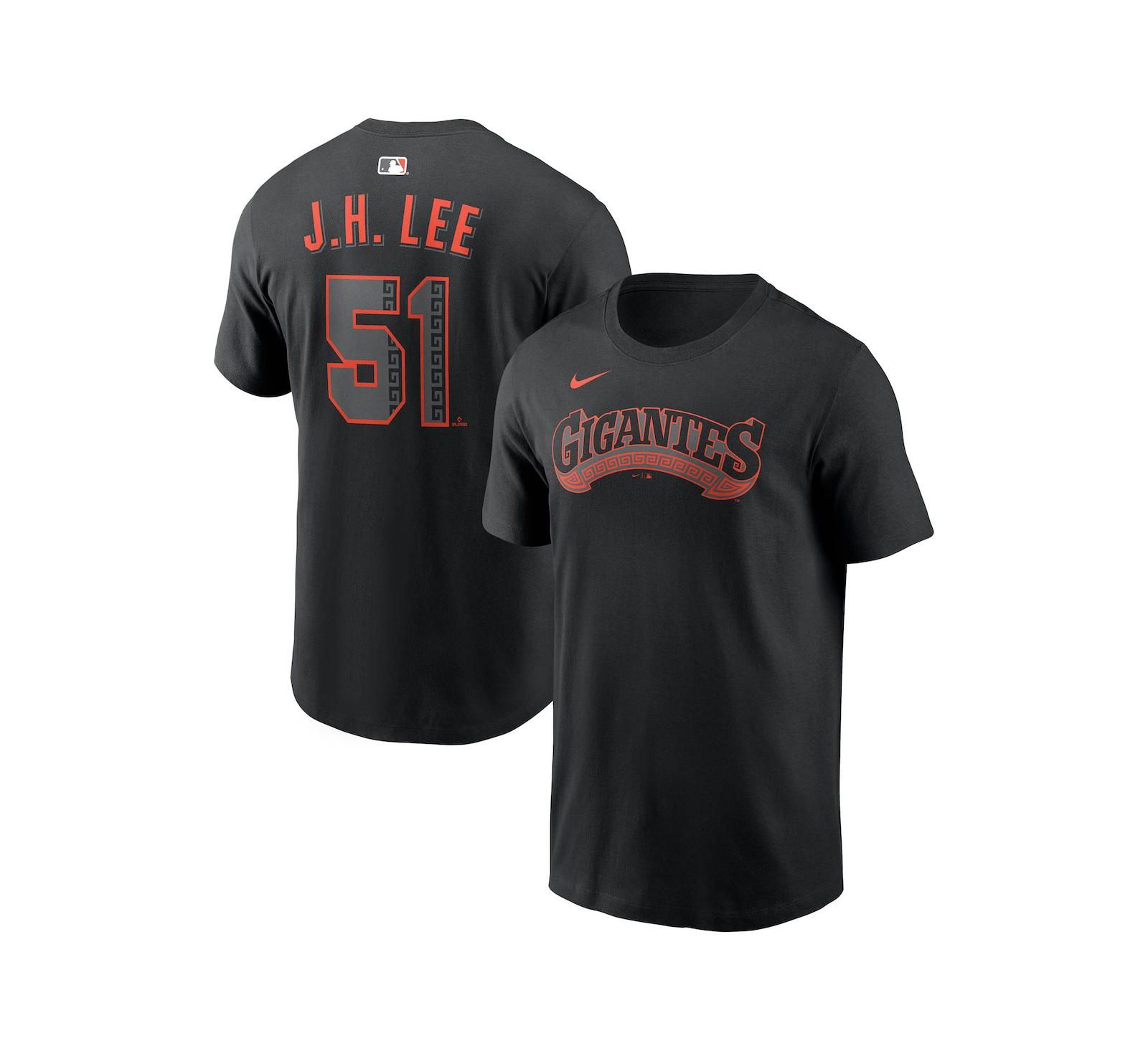 Мужская футболка Nike Black San Francisco Giants Alternate Name & Number Jung Hoo Lee