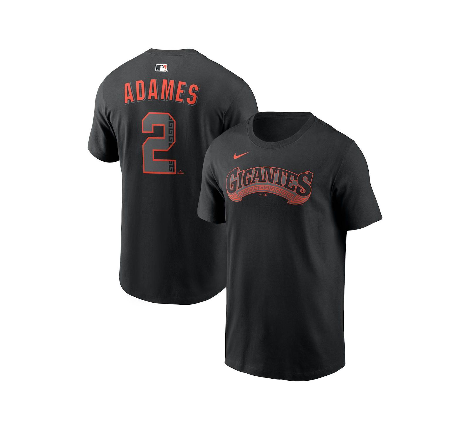 Nike Men's Willy Adames Black San Francisco Giants Alternate Name & Number T-Shirt