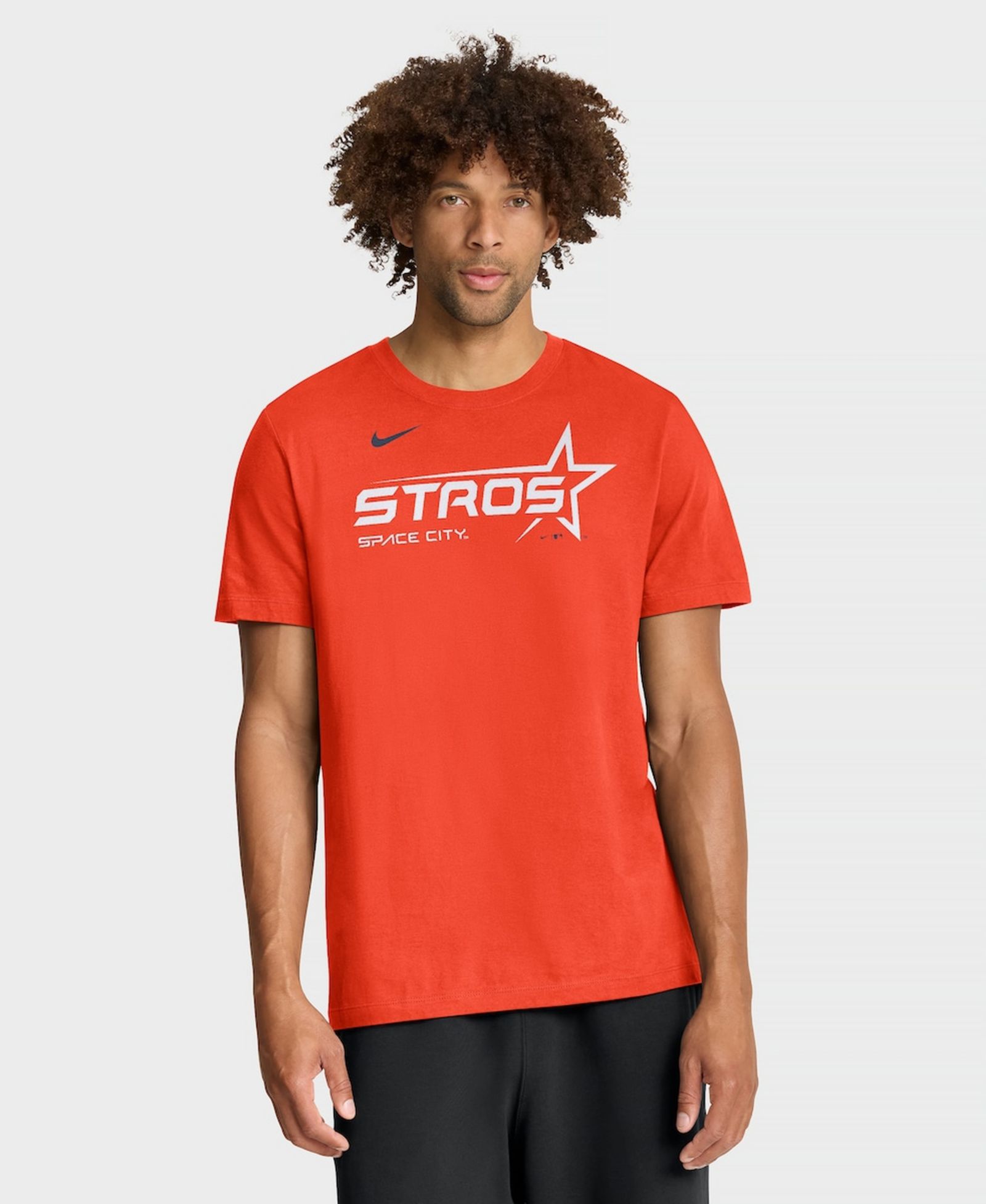 Мужская футболка Nike Orange Houston Astros City Connect Wordmark