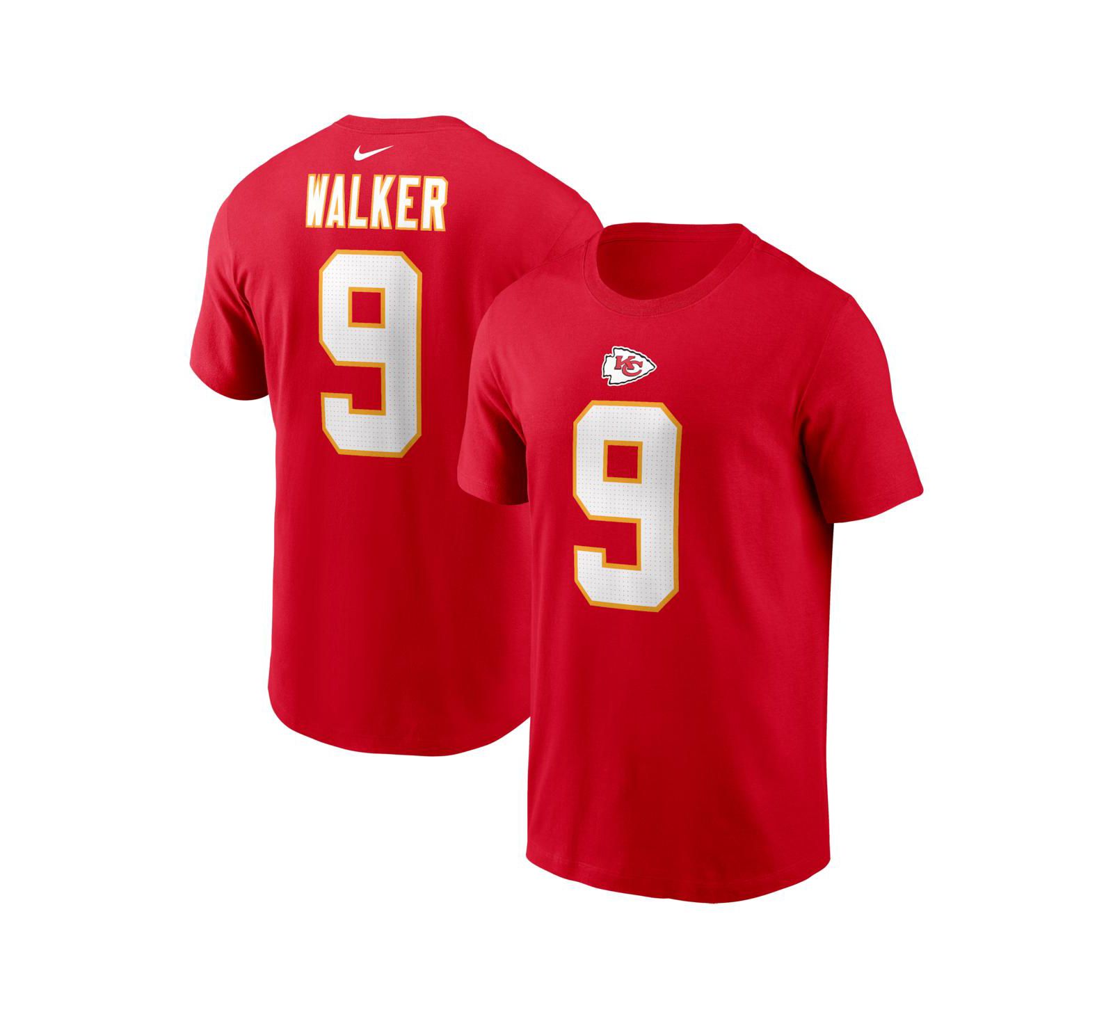 Мужская футболка Nike Kenneth Walker III Red Kansas City Chiefs