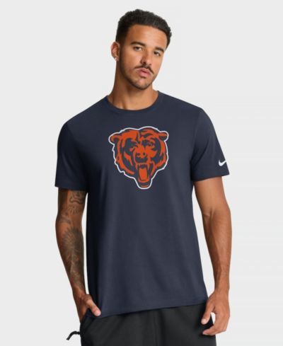 Мужская футболка Nike с логотипом Chicago Bears, темно-синяя