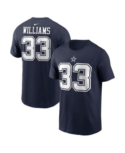 Футболка Nike Men's Javonte Williams Navy Dallas Cowboys Name & Number
