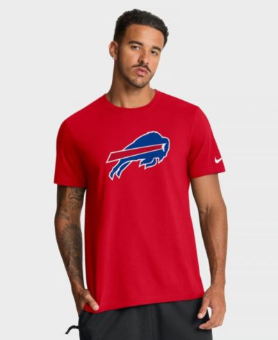 Nike Мужская футболка Essential Logo Buffalo Bills, красная