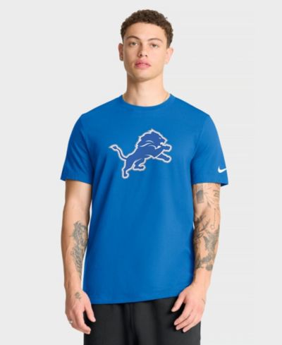 Мужская футболка Nike Detroit Lions Essential Logo Blue