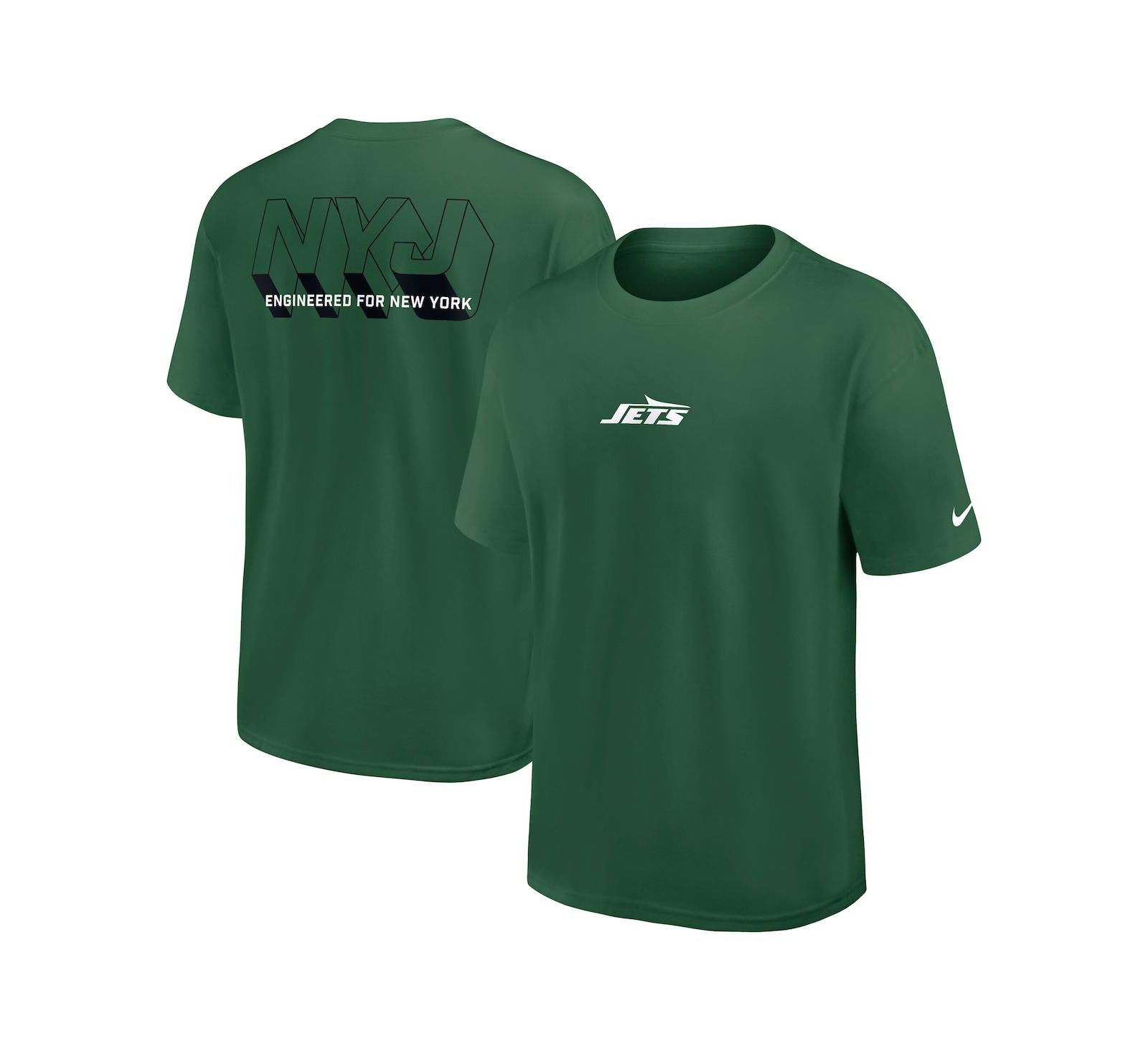 Мужская футболка Nike New York Jets Dominate The Game Essential Max90, зеленая