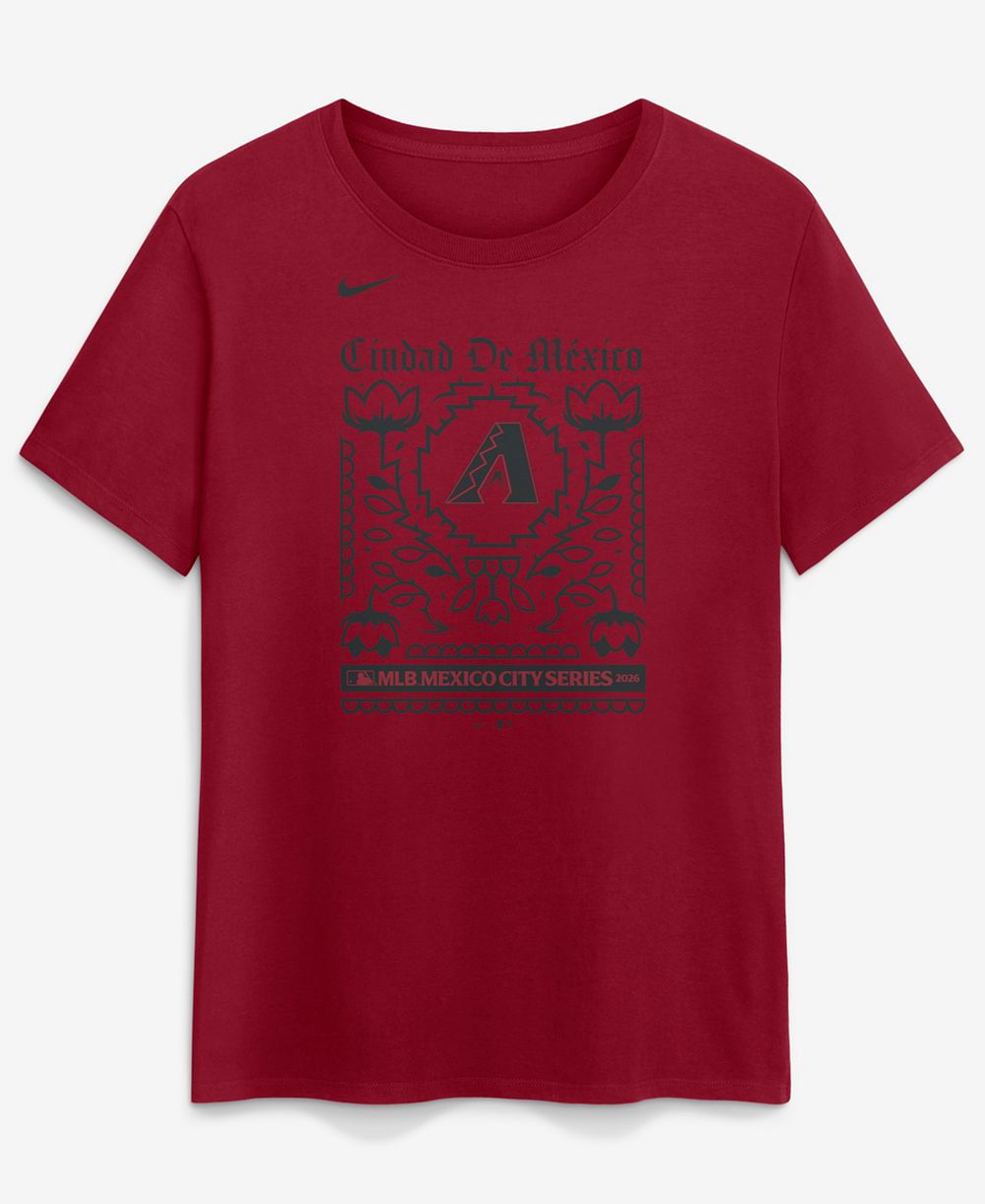 Nike Women's Red Arizona Diamondbacks MLB World Tour: Mexico City Series 2026 T-Shirt