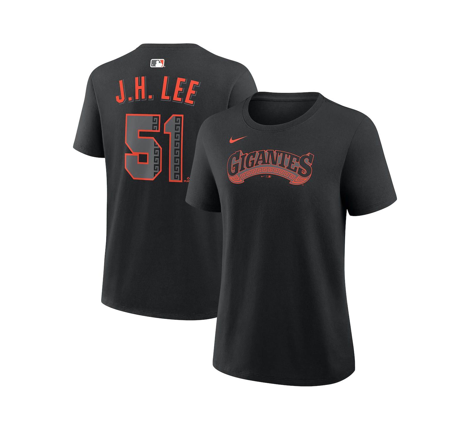 Nike Women's Jung Hoo Lee Black San Francisco Giants Name & Number T-Shirt