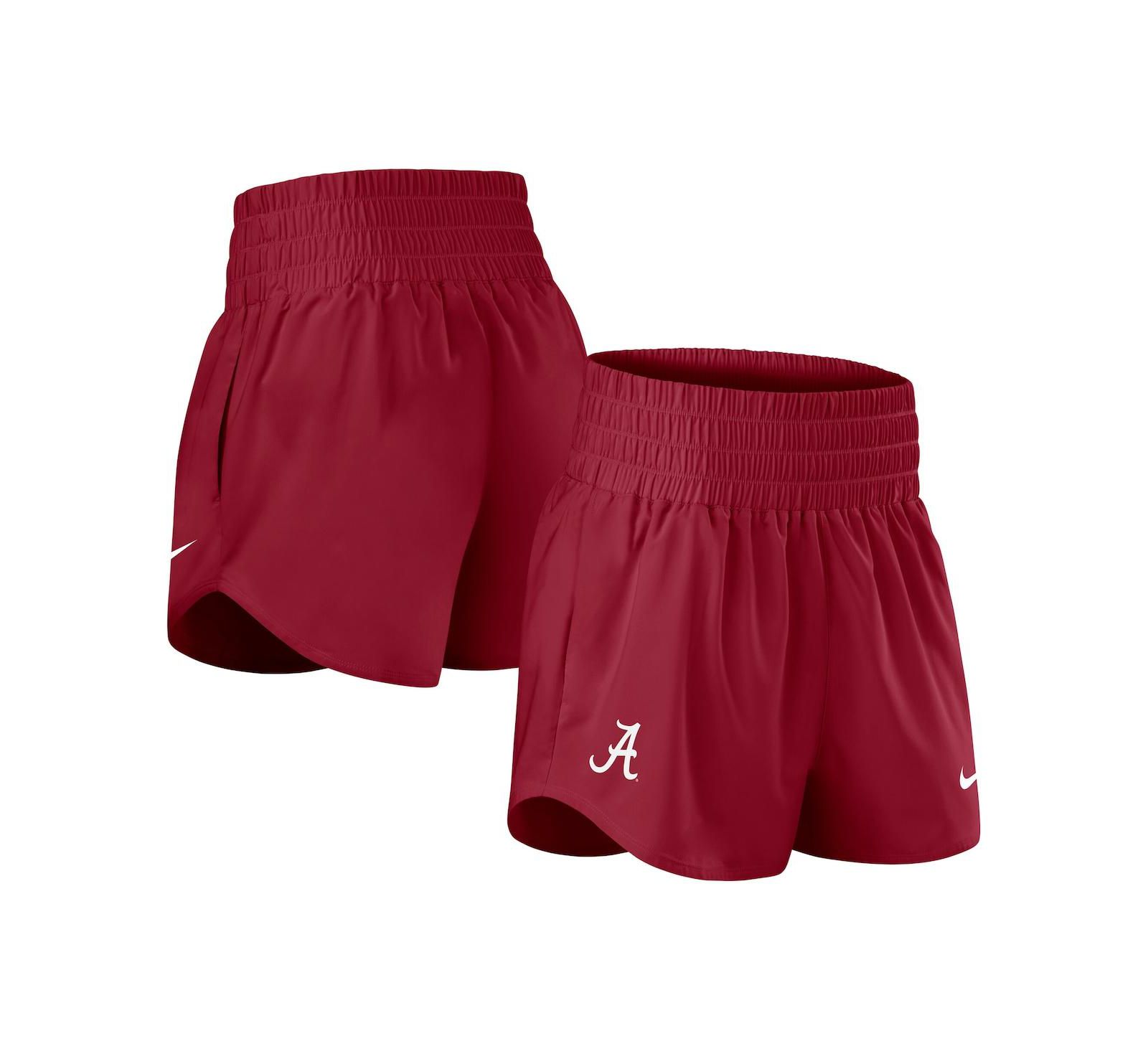 Nike Women's Crimson Alabama Crimson Tide Performance One Dri-FIT High-Rise Shorts