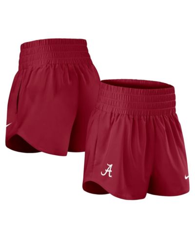 Nike Women's Crimson Alabama Crimson Tide Performance One Dri-FIT High-Rise Shorts