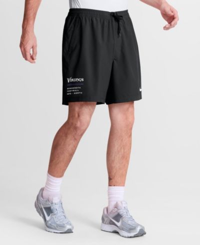 Nike Men's Black Minnesota Vikings Form Dri-FIT Shorts