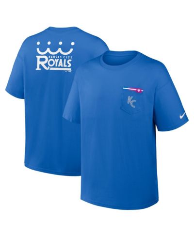 Nike Men's Royal Kansas City Royals City Connect Max90 Pocket T-Shirt