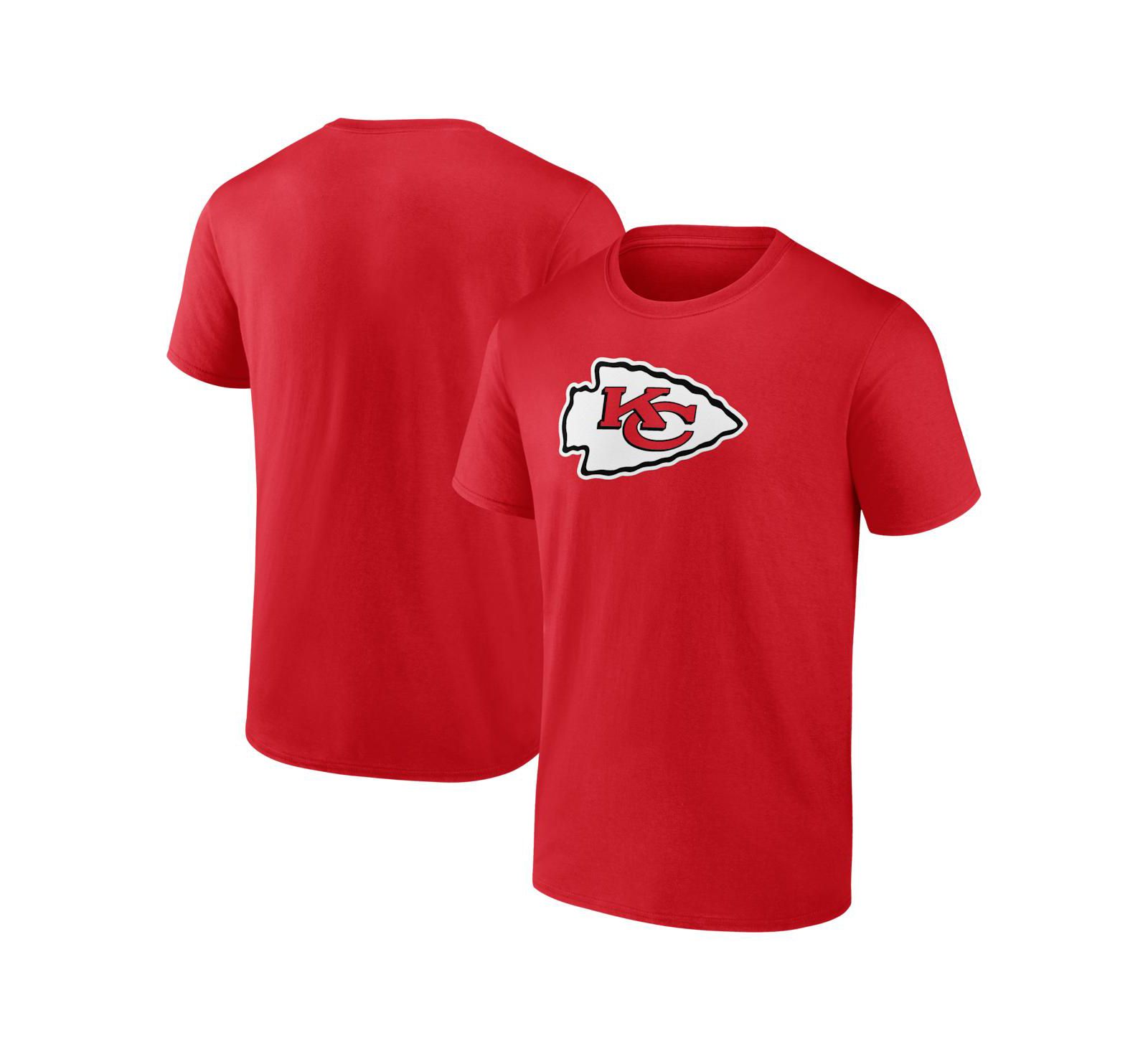 Мужская футболка Logo Athletic Red Kansas City Chiefs Primary Logo T-Shirt