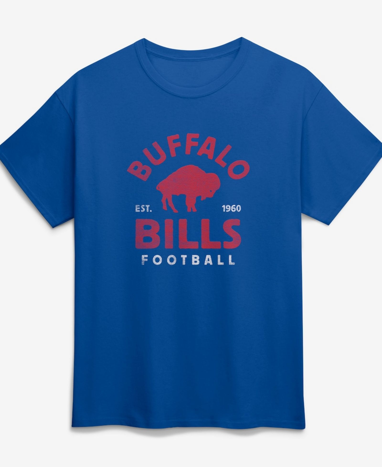 Мужская футболка Logo Athletic Royal Buffalo Bills Vintage Arch