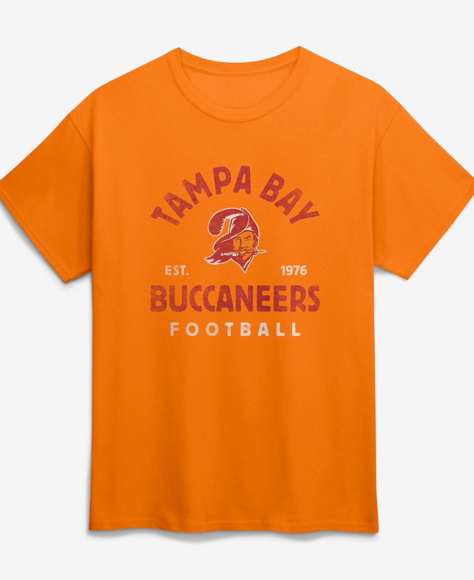 Футболка Logo Athletic Men's Tampa Bay Buccaneers Vintage Arch, оранжевая