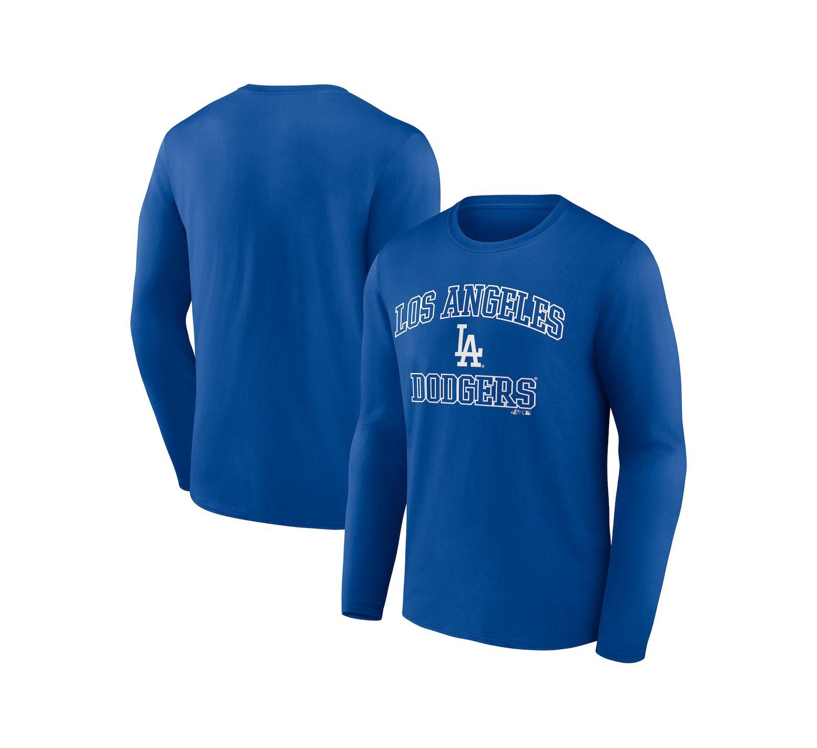 Logo Athletic Men's Royal Los Angeles Dodgers Heart & Soul Long Sleeve T-Shirt