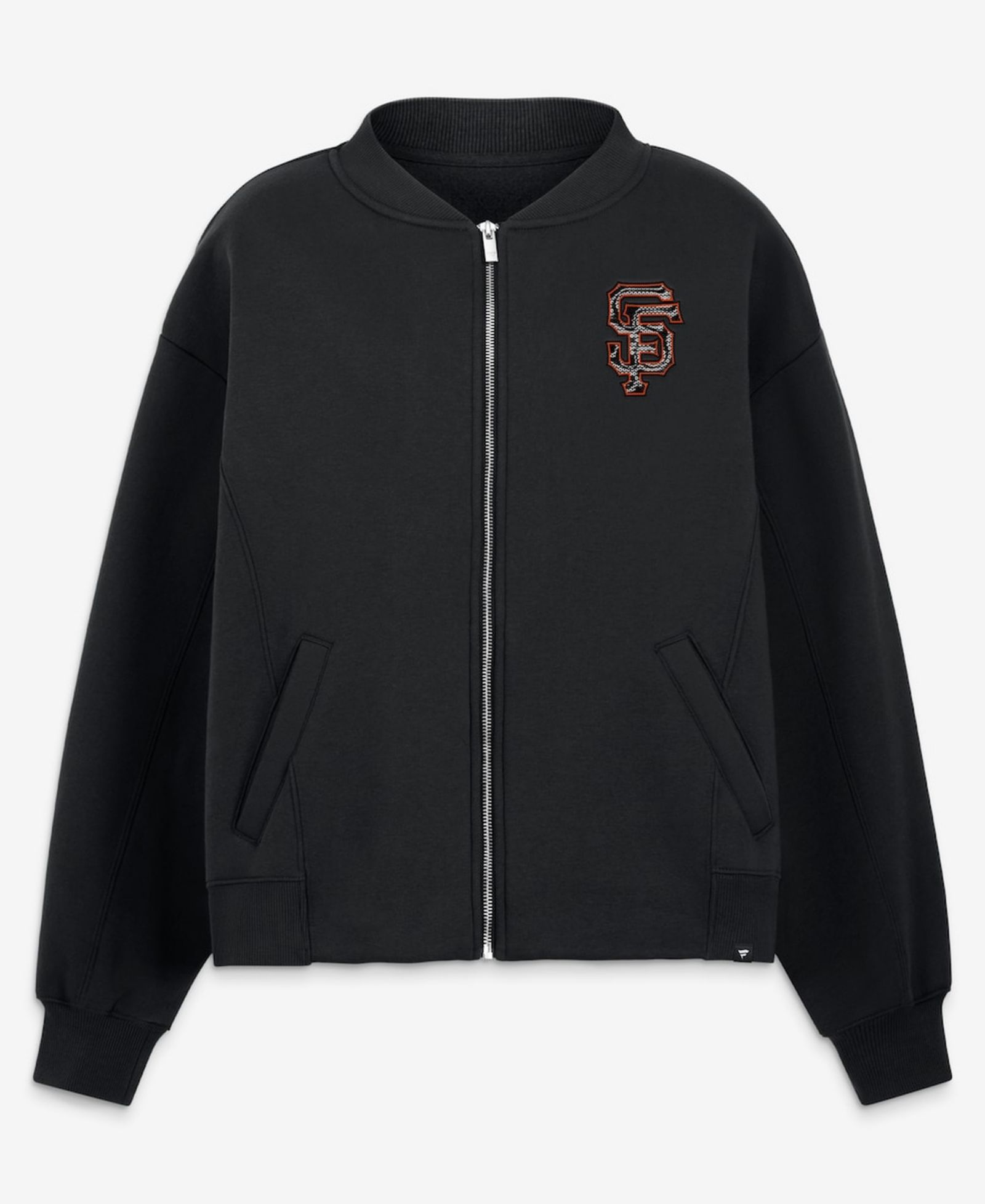 Fanatics Women's Black San Francisco Giants Oversized Rage Against Full-Zip Jacket