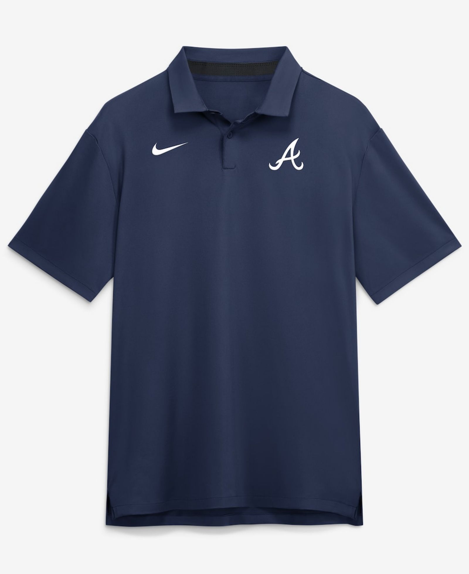 Мужская рубашка-поло Nike Navy Atlanta Braves Tour Dri-FIT