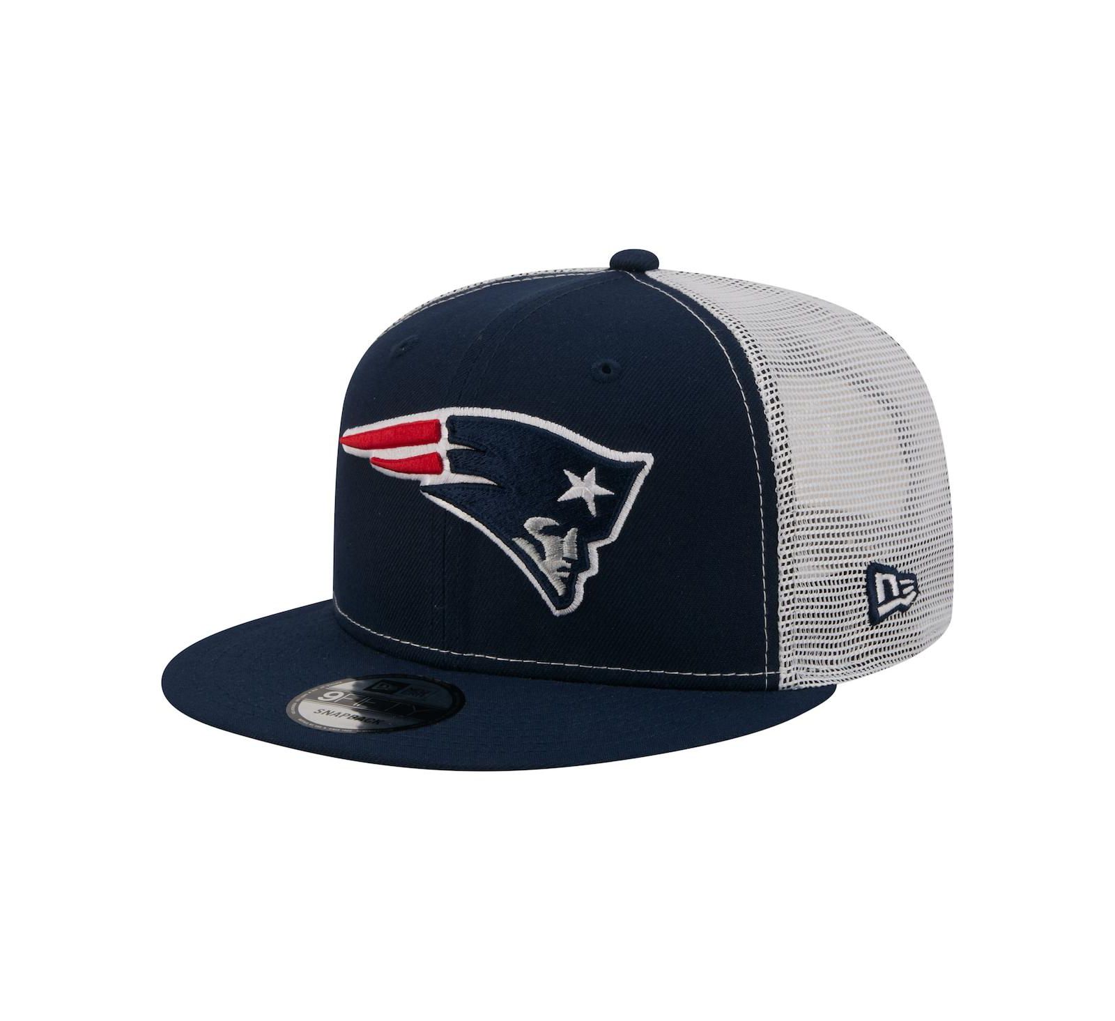New Era мужская кепка 9FIFTY Trucker Snapback, темно-синяя, New England Patriots Core Team