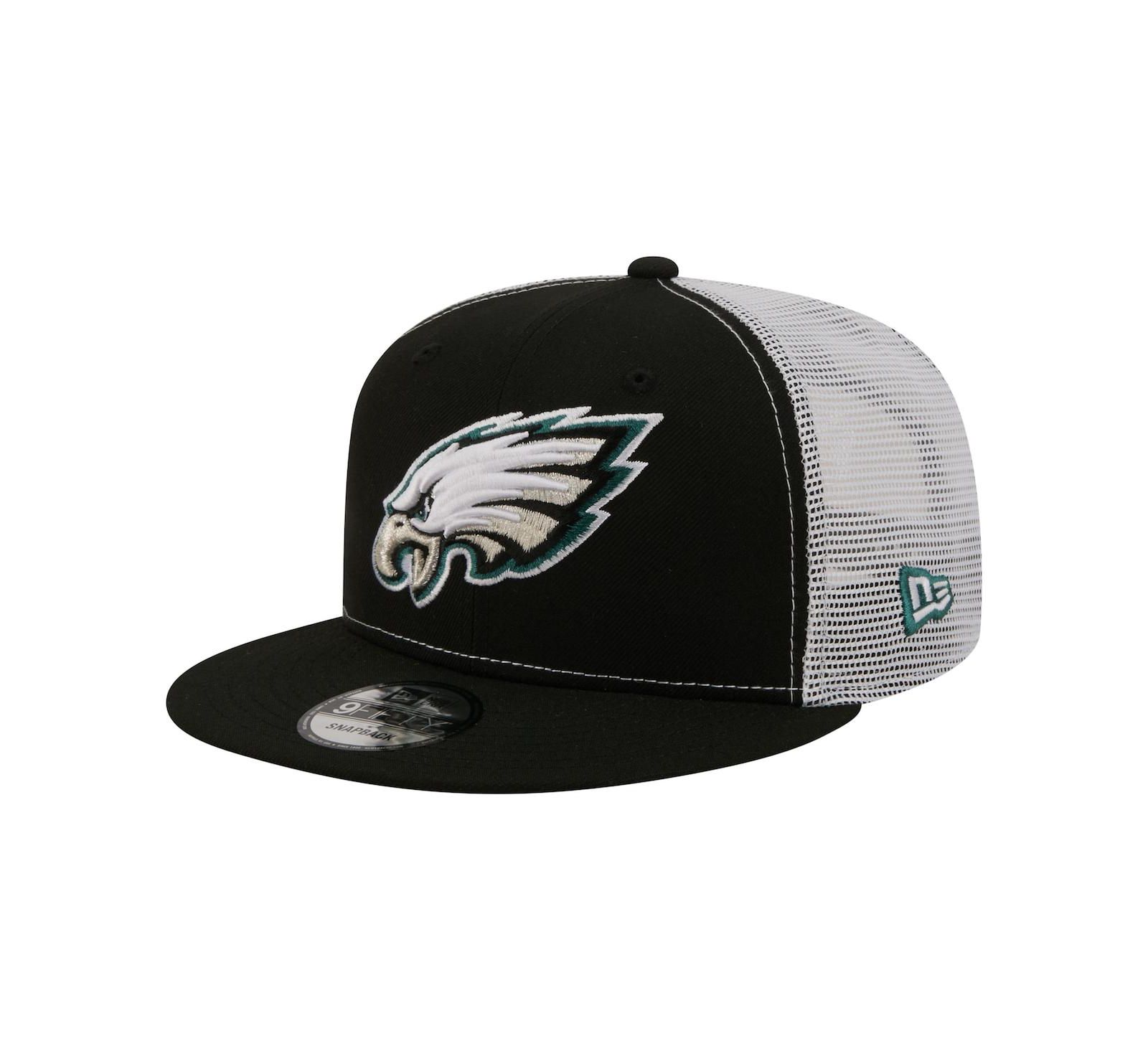 New Era Мужская черная кепка trucker snapback Philadelphia Eagles Core Team 9FIFTY
